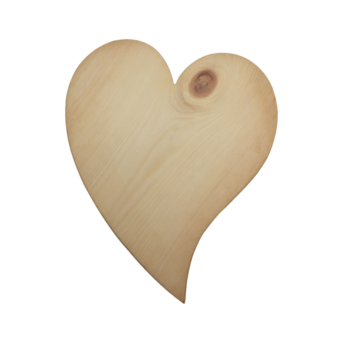 Massivholz Herzen in 25 cm Länge - Schönes Geschenk für Anlässe und liebe Menschen