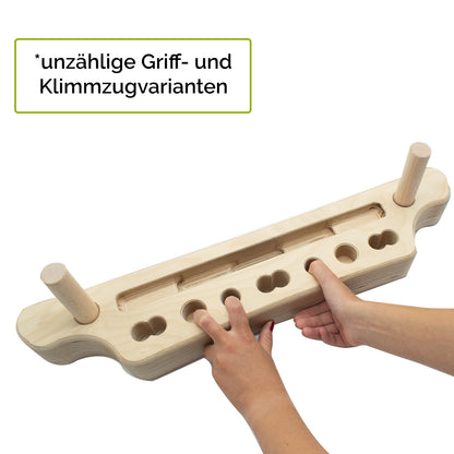 Trainingsboard 'Griff Kraft Germany' | inkl. 2 Sticks & Übungsposter | Birkenholz