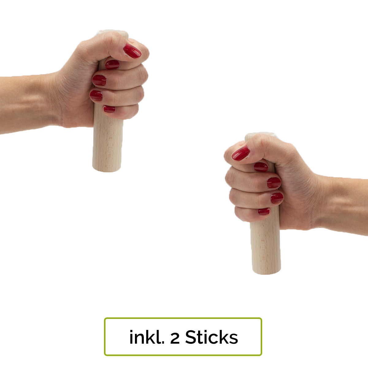 Trainingsboard 'Griff Kraft Germany' | inkl. 2 Sticks & Übungsposter | Birkenholz