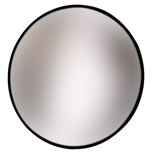 Spiegel rund 'Matteo' | DM 50 cm | in schwarz | Manufactured in Europe