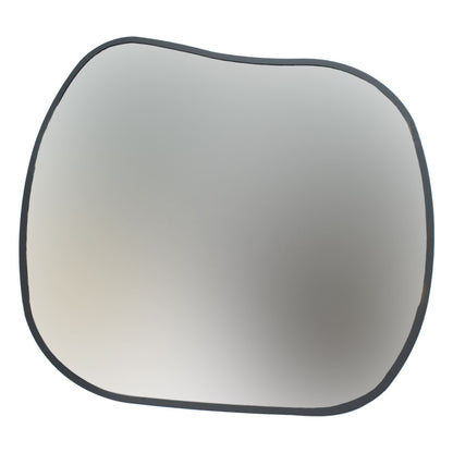 Spiegel organisch 'Xenia' | 50 x 43 cm | in schwarz | Manufactured in Europe