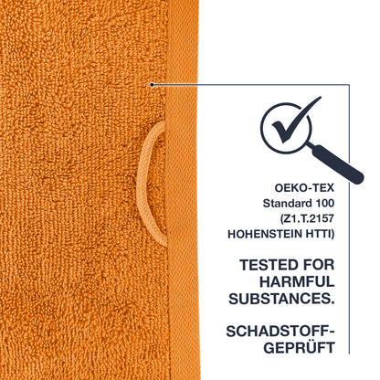 Frottier Badvorleger 'Enrico' | 50 x 70 cm || in Orange