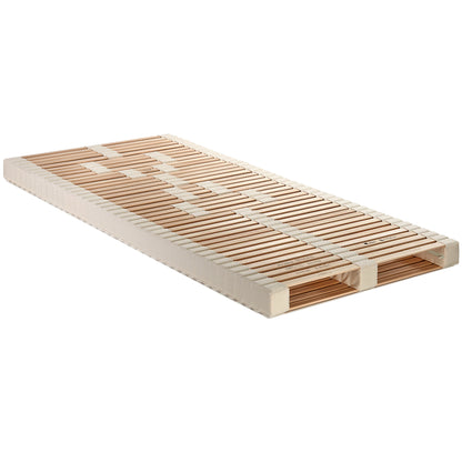 Lamellenrost 'Sleepy' aus Buche Massivholz mit Schaumstoffkern | Härte verstellbar | 90x200cm