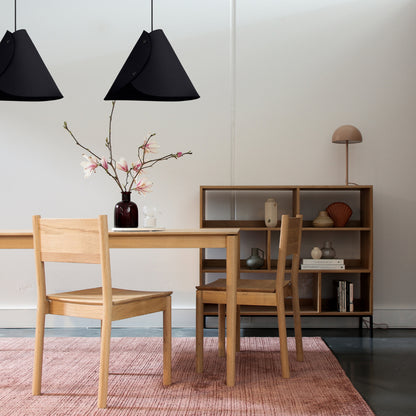 Moderne Pendelleuchte aus Filz | konisch | Weiß | Schirm 100% Merinowolle | Made in Austria