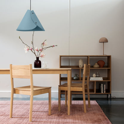 Moderne Pendelleuchte aus Filz | konisch | Weiß | Schirm 100% Merinowolle | Made in Austria