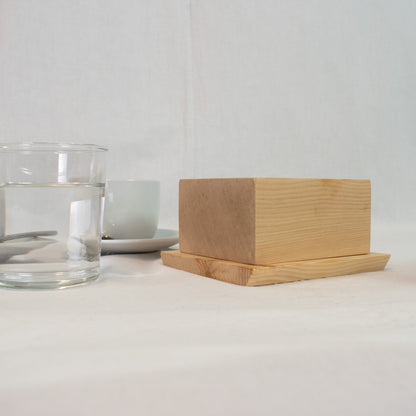 Butterdose ‘Breakfast’ aus Buchenholz | 3-teilig |