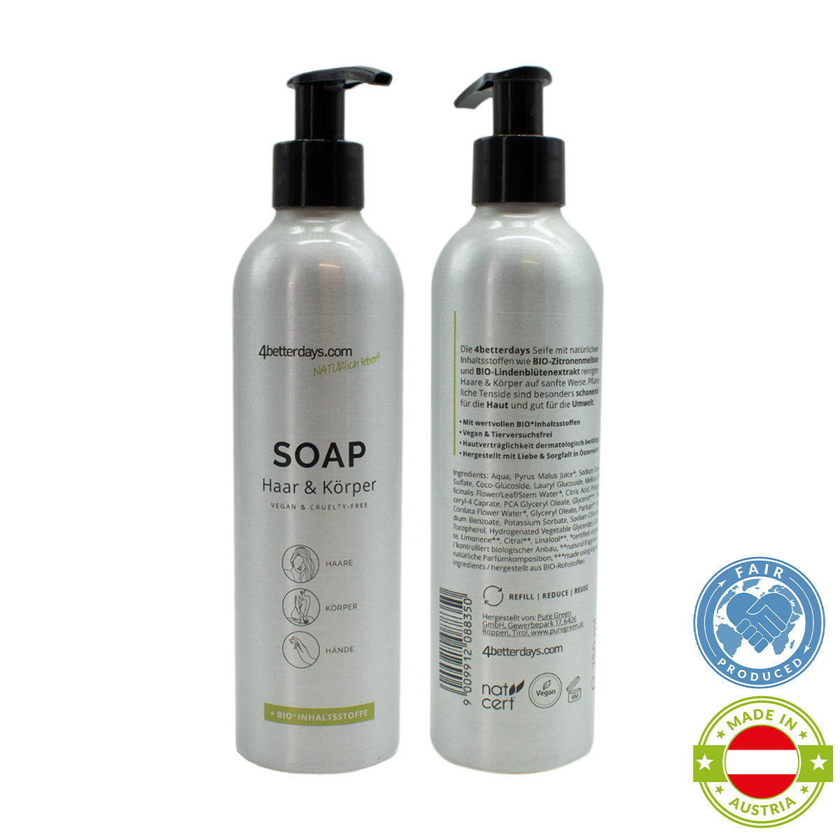 Seife für Körper, Haar & Hand | 250 ml