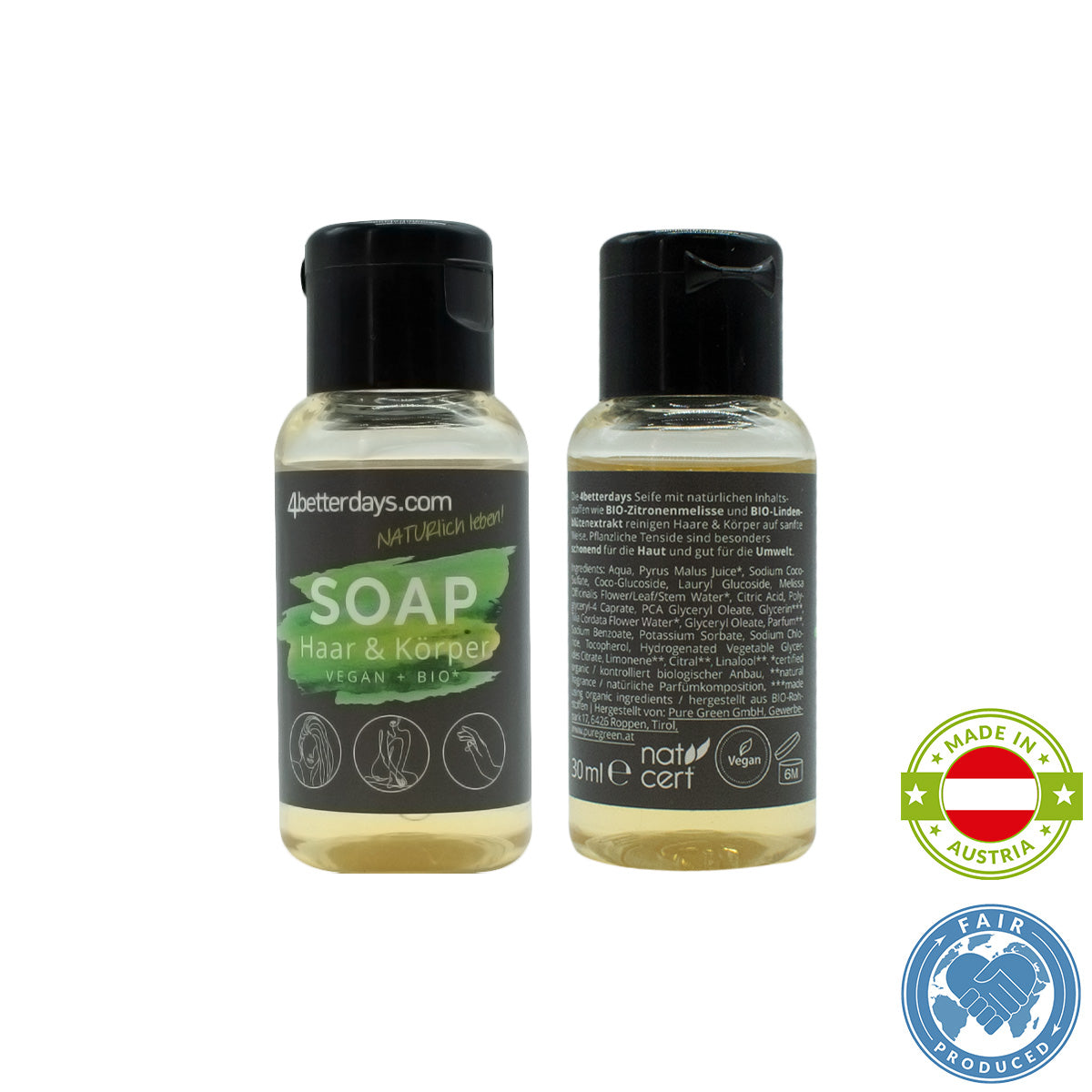 Seife für Körper, Haar & Hand | 30 ml