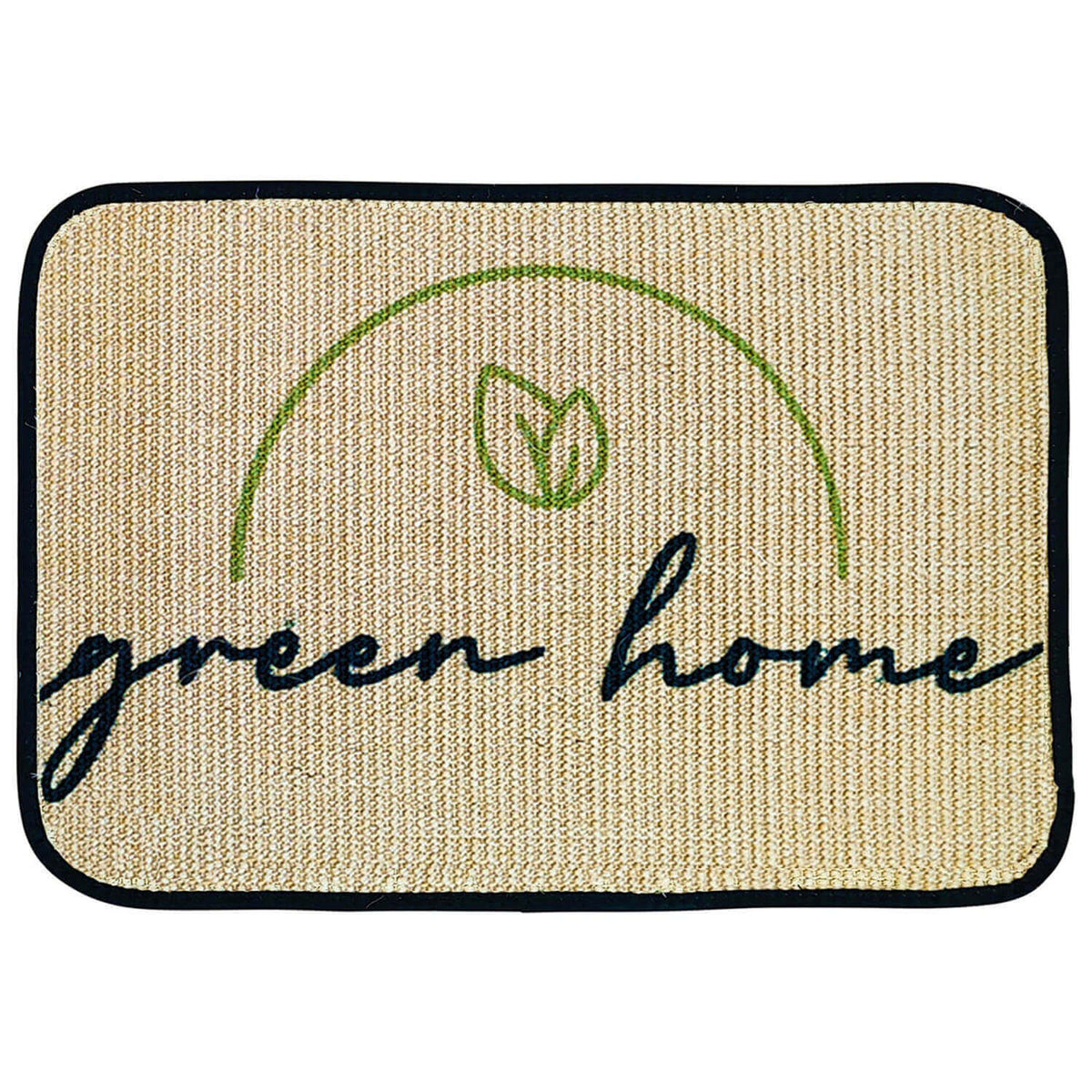 Fußmatte | 'green home' | 40 x 60 cm | Sisal | Naturlatex