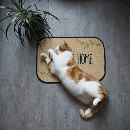 Fußmatte | 'Welcome home' | 40 x 60 cm | Sisal | Naturlatex