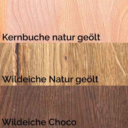 Massivholztruhe 'Elegant' Kernbuche Natur geölt
