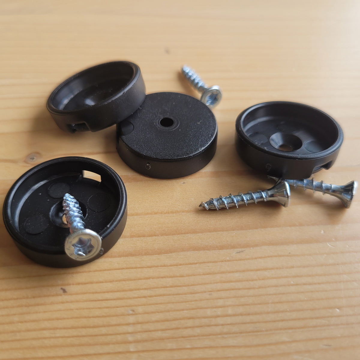 Filzgleiter 'Quick Click' | geschraubt | 24 Stück | DM 25 mm | Basis + Filz