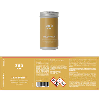 Duftsystem 'Mini' | Essenz-Öl 'Erfrischt' 30 ml | L 6 x B 6 x H 9,5 cm