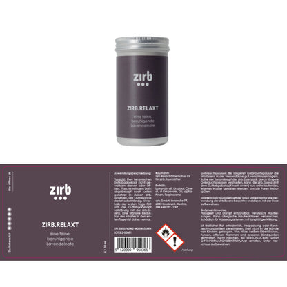 Duftsystem 'Mini' | Essenz-Öl 'Relaxt' 30 ml | L 6 x B 6 x H 9,5 cm