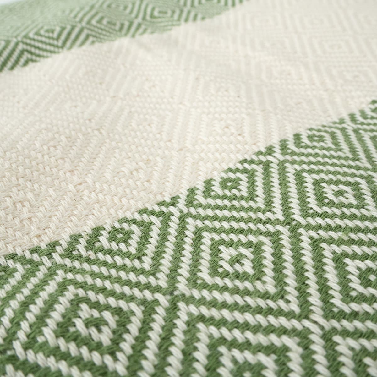 Wolldecke 'Geborgenheit' | Baumwolle | 200 x 240 cm | hellbeige