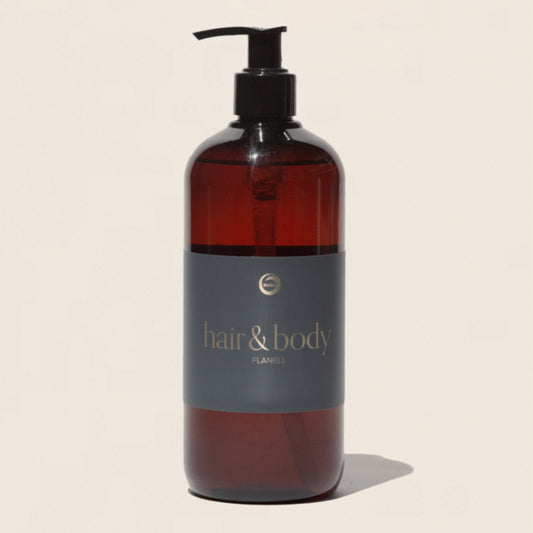 Hair- & Bodyshampoo 'Flanell' | 500 ml | Pumpdispenser | 100% rezykliertem PET