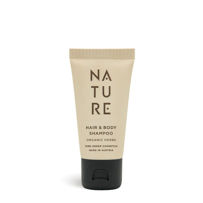 Hair & Body Shampoo 'Organic Herbs' | 30 ml | Kunststofftube