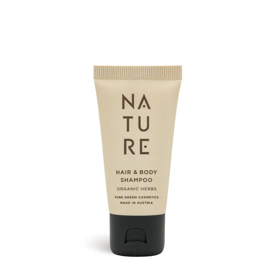 Hair & Body Shampoo 'Organic Herbs' | 30 ml | Kunststofftube
