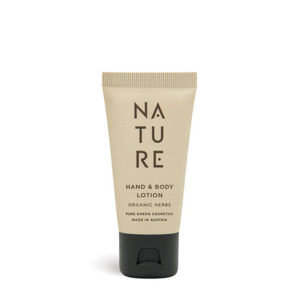 Hand & Body Lotion 'Organic Herbs' | 30 ml | Kunststofftube