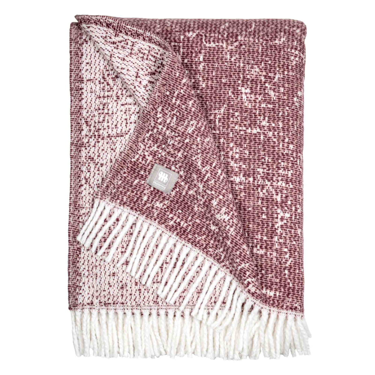 Kuscheldecke 'Ease' | 140x200 cm | BW und PA | Strukturmuster | Grau |  waschbar