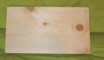 Zirben-Brotzeit-Vesper-Jausenbrett | klein | L 28 x B 17 x H 1,6 cm | ohne Laserung