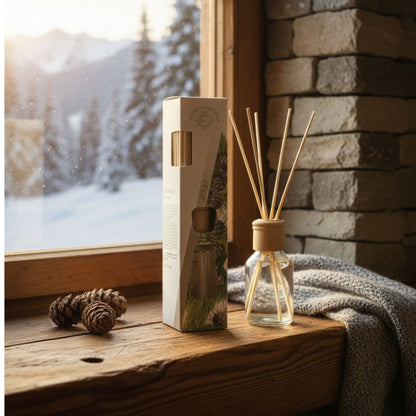 Raumduft 'Homestyle' | Orange | Glasdiffuser | Holzstäbchen |100 ml