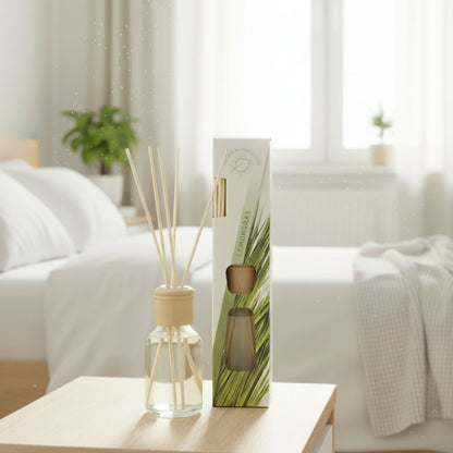 Raumduft 'Homestyle' | Orange | Glasdiffuser | Holzstäbchen |100 ml