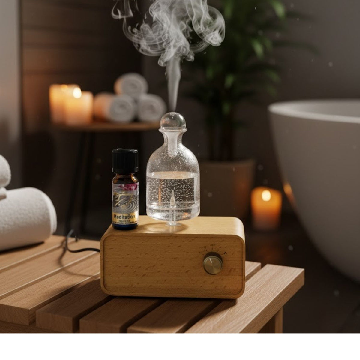 Aroma Diffuser 'Elegance Spa'| Holz| elektrisch