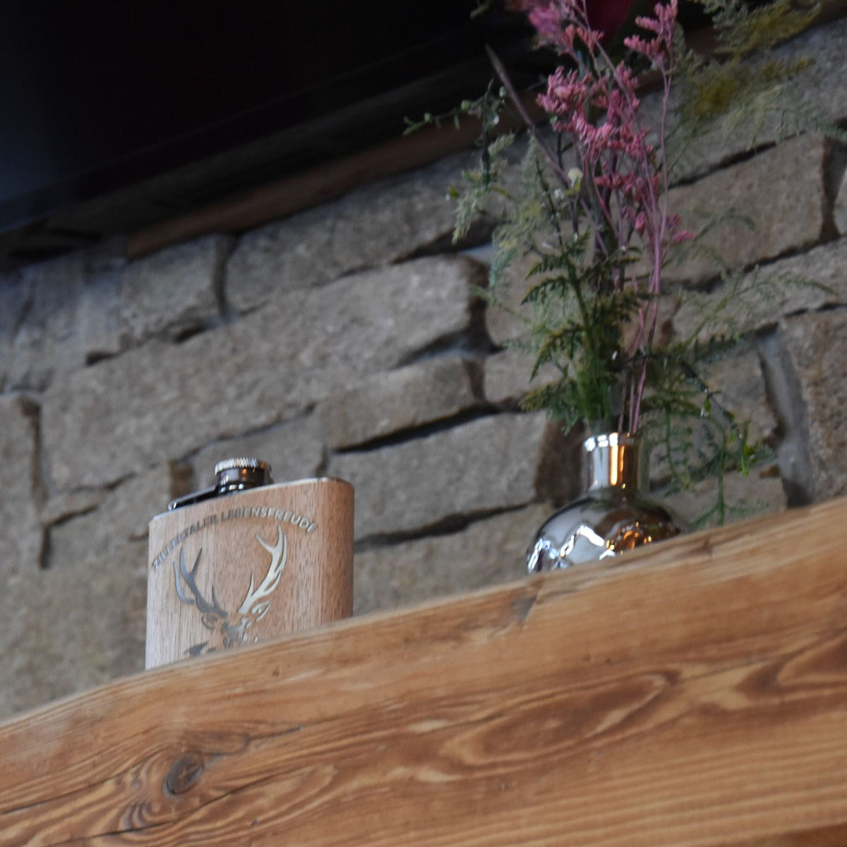Flachmann | mit Holz | Hotel Kohlerhof