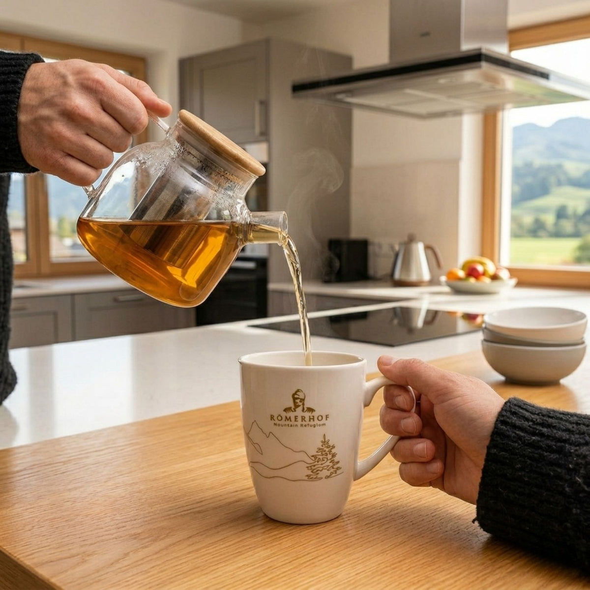 Frühstückstasse Römerhof Mountain Refugiums