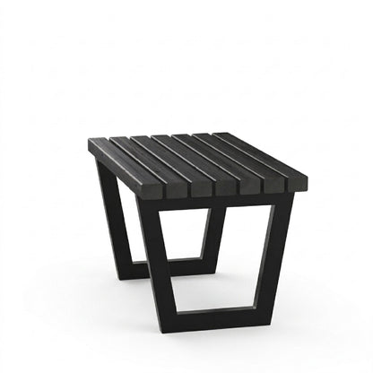 Gartenmöbel 'Siesta Living' - Sessel | schwarz | L 75 x B 70 x H 74/42 cm