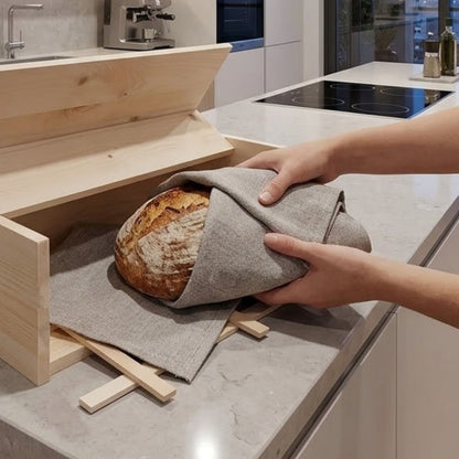 Brottuch aus Natur Bäckerleinen in verschiedenen Größen 40x80 cm