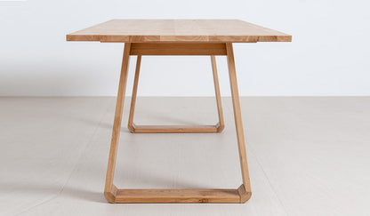 Massivholztisch 'Look' 160x90x76 Kernbuche mit Wasserlack behandelt