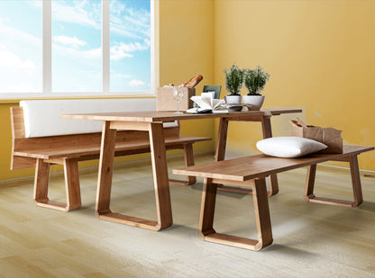 Massivholztisch 'Look' 160x90x76 Kernbuche mit Wasserlack behandelt