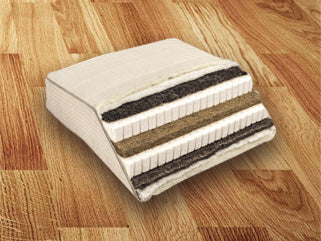 Naturlatex-Rosshaarmatratze-Kokoslatex  'Natura One Special' -16 cm 90x200 medium halbleinen-stepp