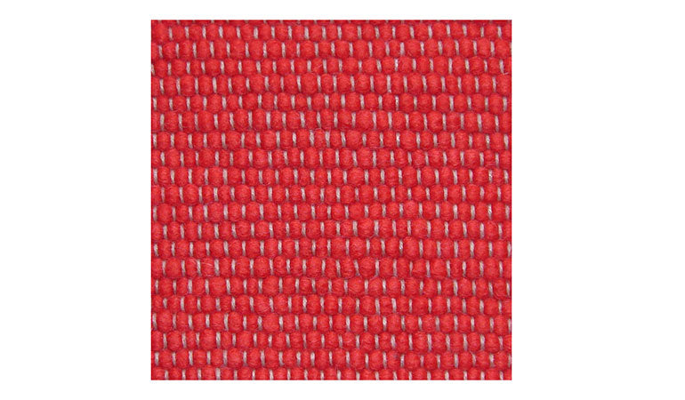 Handgewebter Teppich in verschiedenen Farben 'Breezy Floor' 0.8x2 enzianblau gewalkt