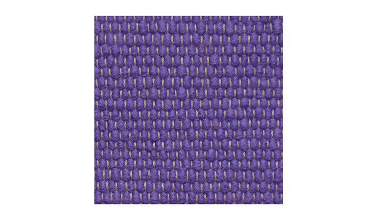 Handgewebter Teppich in verschiedenen Farben 'Breezy Floor' 0.8x2 enzianblau gewalkt