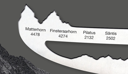 Käsemesser 'Best of Switzerland' - mit Panoramaschliff