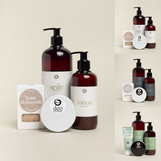Geschenkset 'Körperpflege' | verschiedene Variationen im Geschenkkarton | reichhaltige und natürliche Inhaltsstoffe | Made in Austria