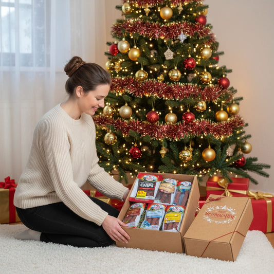 Weihnachts-Genussbox 'Rosmarin' | 6 verschiedene Würste | 590 g | im Geschenkskarton | Made in Austria