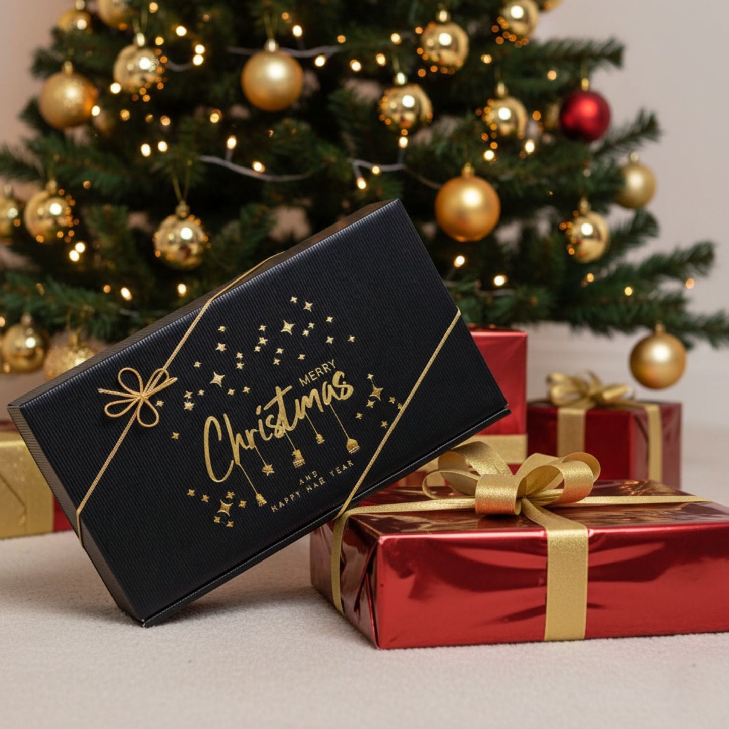 Weihnachts-Genussbox 'Wacholder' | verschiedene Würste, Speck, Schnaps, Kren | 1290 g + 0,04 l | Made in Austria