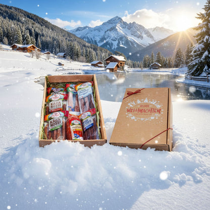 Weihnachts-Genussbox 'Thymian' | 7 verschiedene Würste | 750 g | im Geschenkskarton | Made in Austria