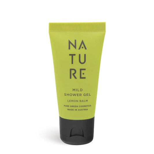 Mild Shower Gel 'Lemon Balm' | 30 ml | tierversuchsfrei | vegan | Kunststofftube | Made in Austria