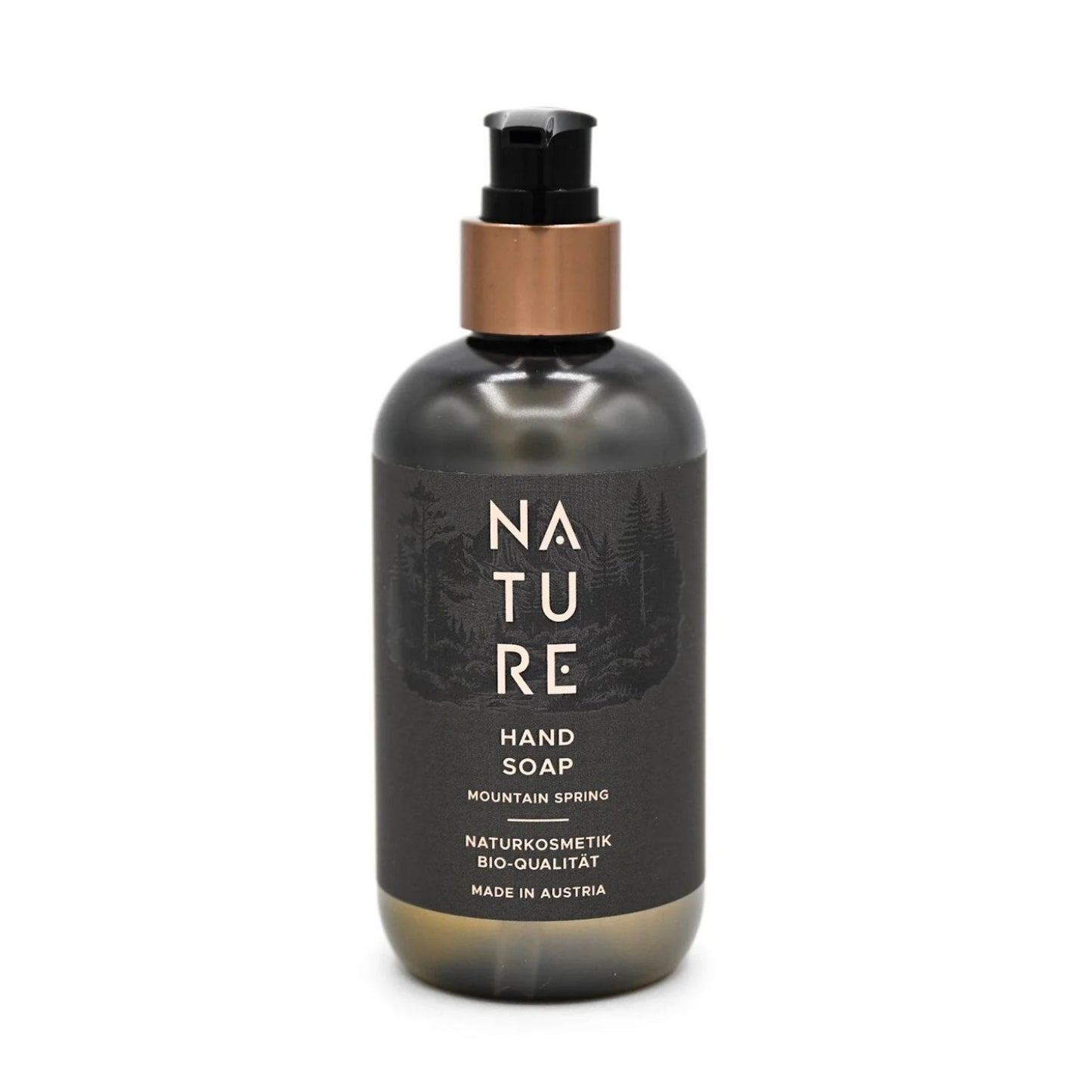 Hand Soap 'Mountain Spring' | tierversuchsfrei | vegan | Kunststoffgebinde mit Pumpfunktion | Made in Austria