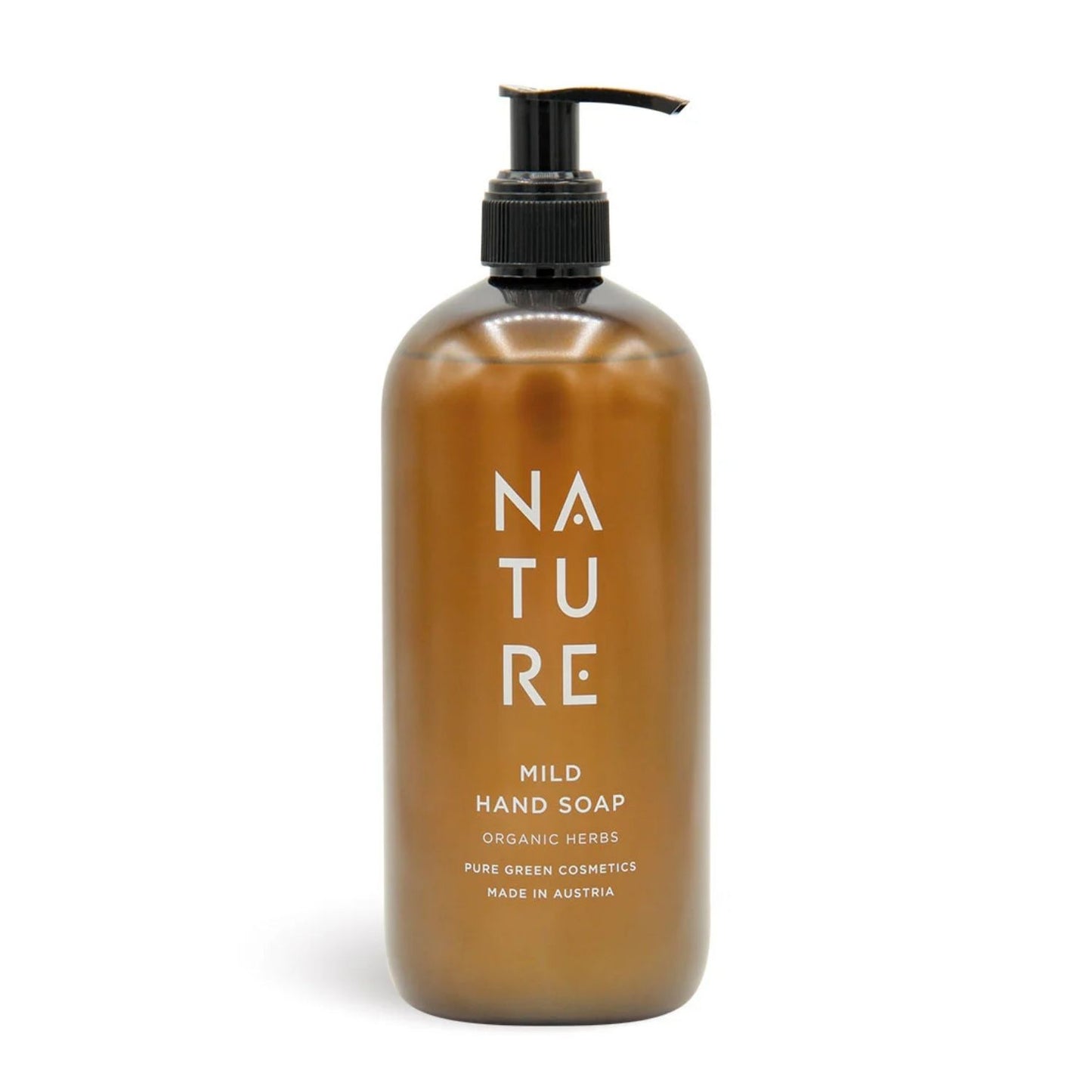 Mild Hand Soap 'Organic Herbs' | tierversuchsfrei | vegan | Kunststoffgebinde mit Pumpfunktion | Made in Austria