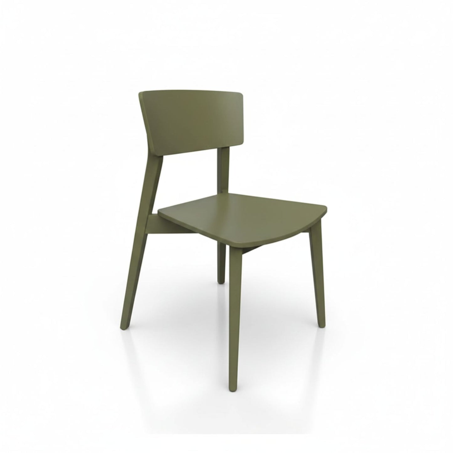 Stapelstuhl 'Mina' aus massiver | Buche | 2er-Set | Holzsitzfläche | in verschiedenen Farben | Handwerk aus Südtirol