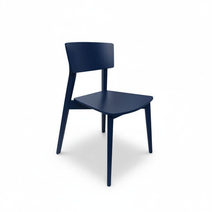 Stapelstuhl 'Mina' aus massiver | Buche | 2er-Set | Holzsitzfläche | in verschiedenen Farben | Handwerk aus Südtirol