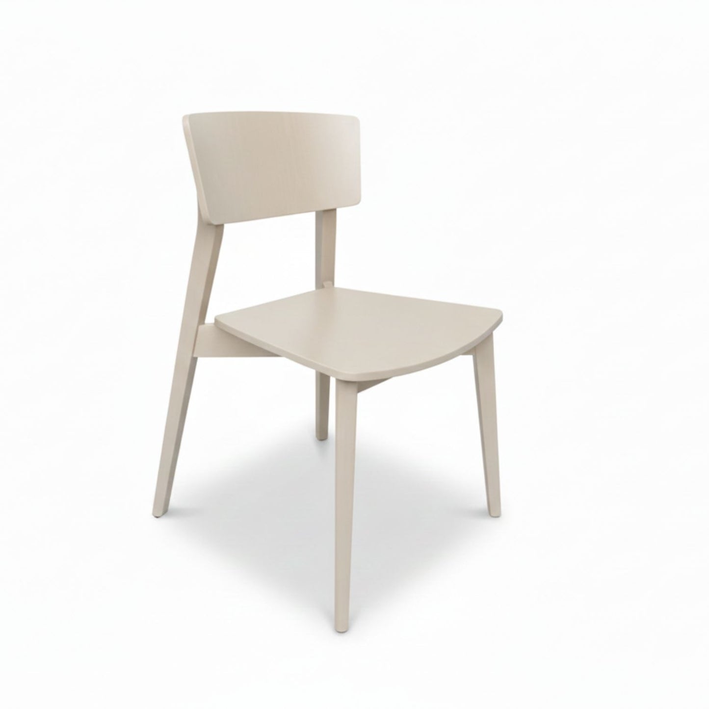 Stapelstuhl 'Mina' aus massiver | Buche | 2er-Set | Holzsitzfläche | in verschiedenen Farben | Handwerk aus Südtirol