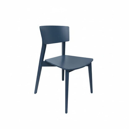 Stapelstuhl 'Mina' aus massiver | Buche | 2er-Set | Holzsitzfläche | in verschiedenen Farben | Handwerk aus Südtirol