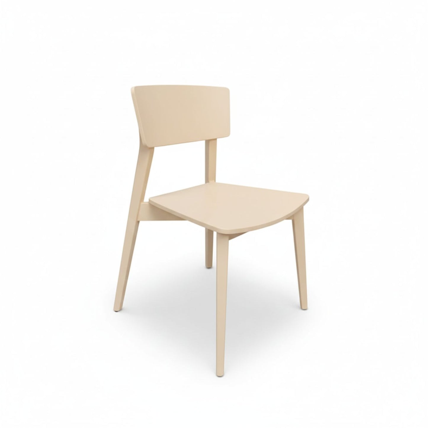 Stapelstuhl 'Mina' aus massiver | Buche | 2er-Set | Holzsitzfläche | in verschiedenen Farben | Handwerk aus Südtirol